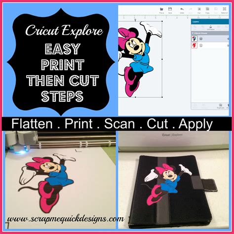 Easy Steps To Cricut Explore Print Then Cut