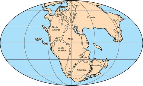 Pangea Map With Greenland