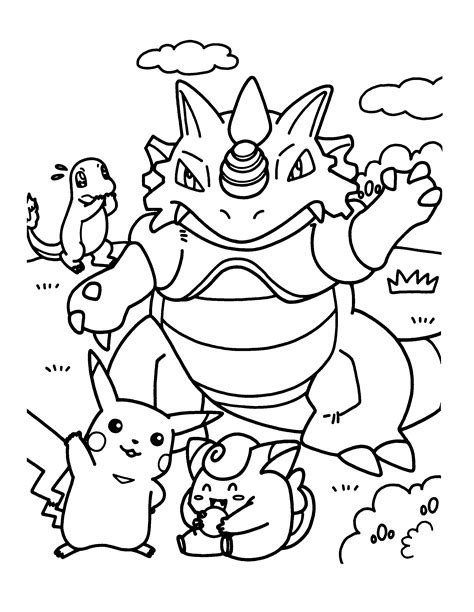 Pokemon Coloring Pages - Coloringpages1001.com