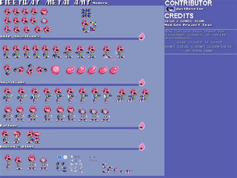 The Modgen Project New Sonic Sprite Sheet V2 0 By Sjp - vrogue.co