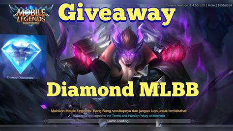 GIVEAWAY DIAMOND MLBB || diamond mobile legend bang-bang - YouTube