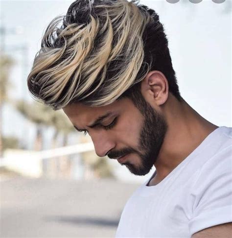 Pin by Yuges Wara on Beard | Blonde hair with highlights, Men blonde highlights, Men hair color