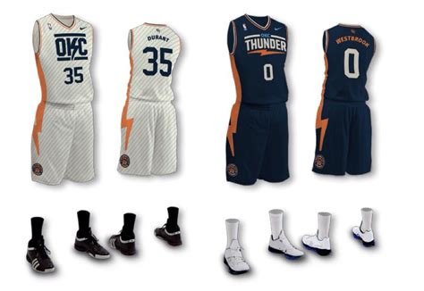 OKC Thunder Concept Nike jerseys | Oklahoma city thunder, Professional ...