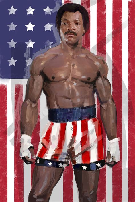 This is an image of Apollo Creed. I selected this representation not just because of his name ...