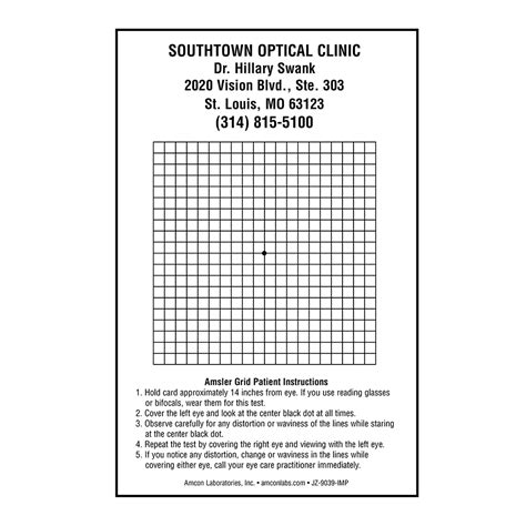 Amsler Grid Printable | TUTORE.ORG - Master of Documents