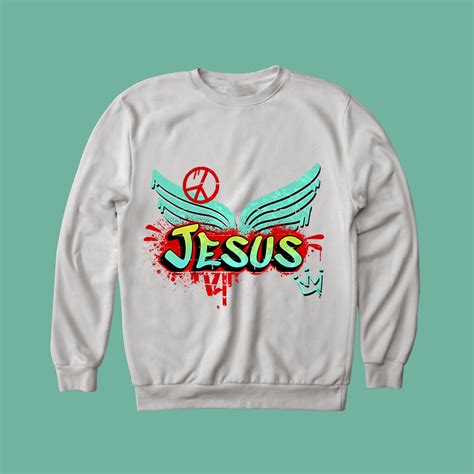 Jesus - t-shirt design Jesus - t-shirt design PSD, Jesus - t-shirt ...