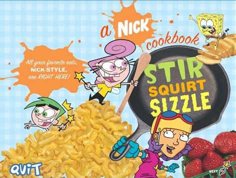 A Nick Cookbook: Stir Squirt Sizzle (Book Demo Flash EXE Windows 2004) : Nickelodeon; Chronicle ...