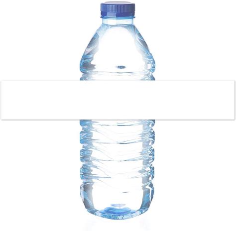 Mr-Label-Waterproof Blank Water Bottle Labels – for A4 sheet – for Inkjet|Laser Printer-Self ...