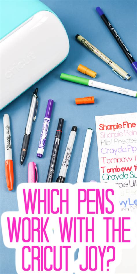 What Pens Can You Use in the Cricut Joy? - Angie Holden The Country ...