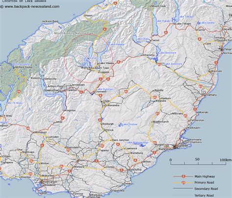 Where is Lake Wanaka? Map - New Zealand Maps