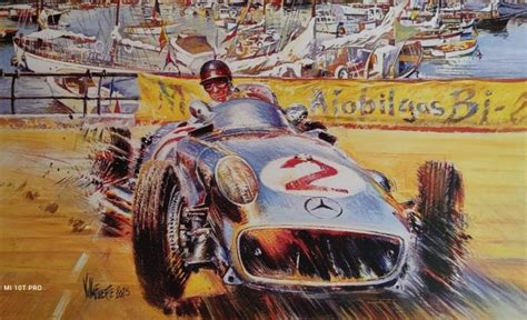 Formula One - Juan Manuel Fangio - Artwork - Catawiki