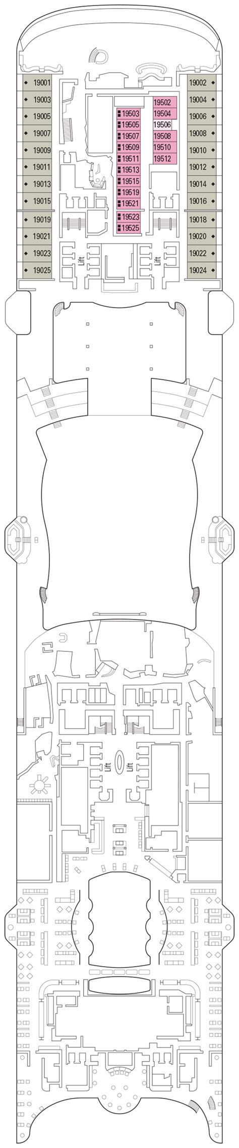 MSC World Europa – Deck Plans - Planet Cruise