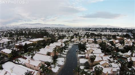 Amazing Aerial Photos Show Snow Blanketing Murrieta | Murrieta, CA Patch