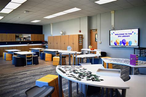 John F. Kennedy Middle School’s Library Gets Modern Makeover - Long Island Media Group