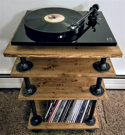 Diy Record Player Stand