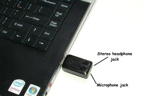 Sound Professionals SP-USB-MIC-ADAPTER - USB sound adapter with mono mic input and headphone ...