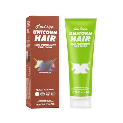 Lime Crime Unicorn Hair, Semi-Permanent Hair Color, Vegan, Full Coverage, Butterscotch 3.0 fl oz ...