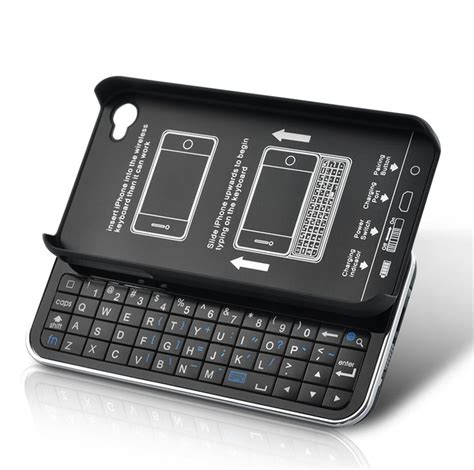 Slider QWERTY Keyboard + Case (Bluetooth 2.0, Mini USB, Hardshell ...