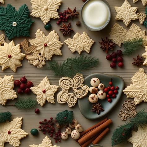 Christmas Cookies Seamless Pattern Free Stock Photo - Public Domain Pictures