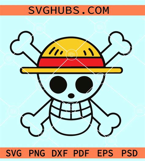 One Piece Straw Hat Pirates SVG, One Piece Logo SVG, One Piece SVG