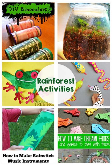 Rainforest Activities and Printables - The Crafting Chicks