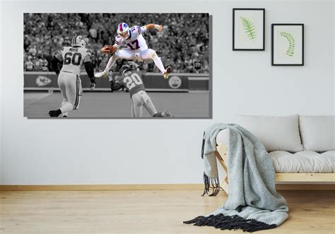 Josh Allen Poster Josh Allen Hurdles Defender Modern - Etsy