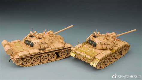 RYE FIELD MODEL 1/35 RM-5098 T-55A Medium Tank Type 1981 Elements and ...