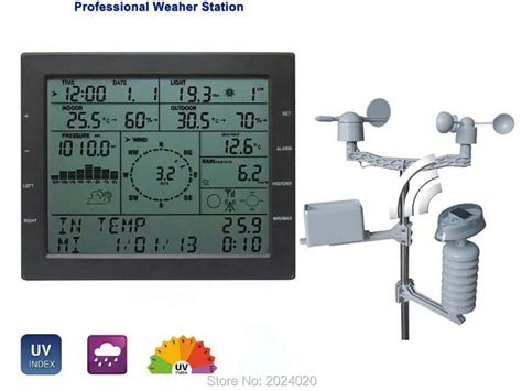 MISOL / professional weather station / wind speed wind direction rain meter pressure temperature ...