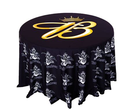 Custom Printed Round Table Covers - Premier Table Linens - Medium