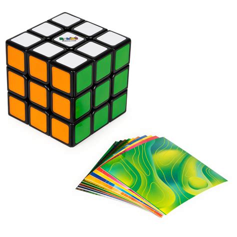 Buy Rubik’s Cube, Original 3x3 Puzzle Brain Teaser Fidget Toy with ...