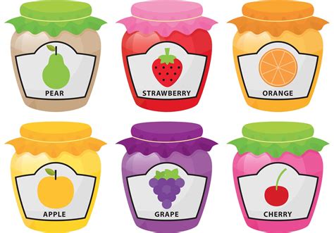 Jam Jar Vectors - Download Free Vector Art, Stock Graphics & Images