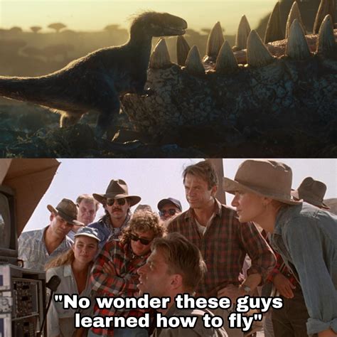 Feathered theropods? In my Jurassic franchise? : r/JurassicMemes