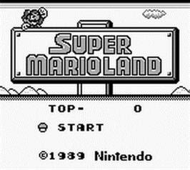 Super Mario Land - Nintendo Game Boy - Games Database