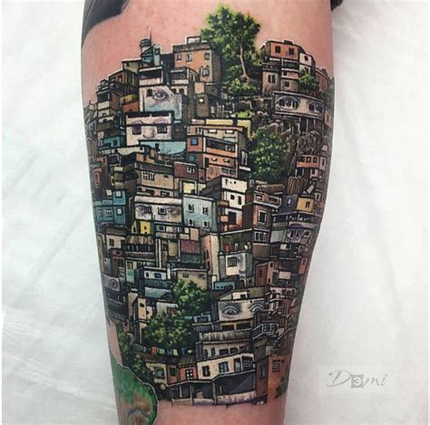 Rio de Janeiro Favela | Leg tattoos, Neck tattoo, Tattoos