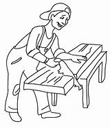 Cool Carpenter Coloring Page  Free Printable Pages For Kids sketch template