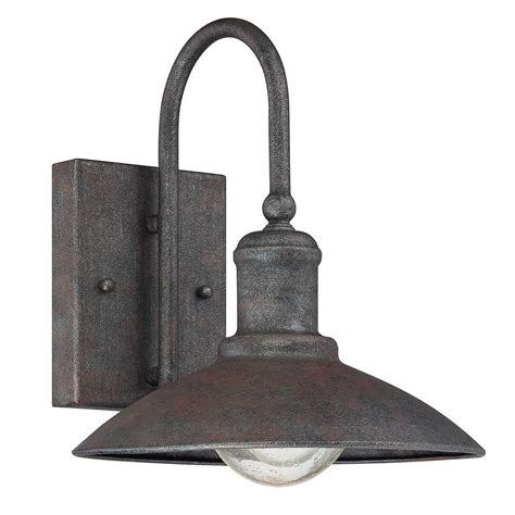 Artisan Rustic Industrial Outdoor Sconce-Small | Outdoor barn lighting ...