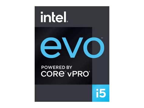 Intel Evo Powered by Core i5 vPro Logo PNG vector in SVG, PDF, AI, CDR ...