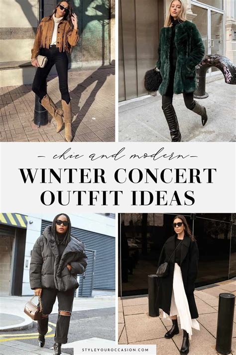 11+ Chic Winter Concert Outfits That Just Make Sense