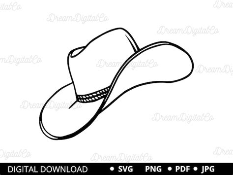 Cowboy Hat Svg Cowboy Svg Cowgirl Hat Svg Western Svg - Etsy UK