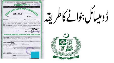 How to apply domicile certificate in pakistan | Step by Step procedure ...