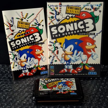 Sonic The Hedgehog 3 Sega Megadrive Japan Ver. Platform Mega Drive 1994