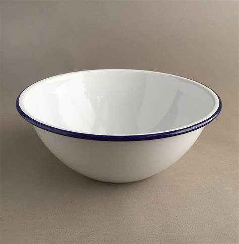 Large enamelware bowl