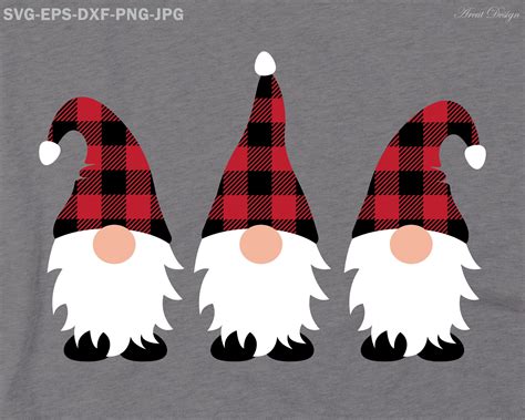 Christmas Gnomes Svg Gnome SVG Gnomes Plaid SVG Christmas - Etsy | Christmas gnome, Christmas ...