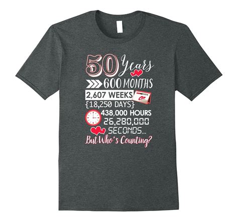 50 Year Anniversary T shirt 50th Wedding Anniversary Gift-CL – Colamaga