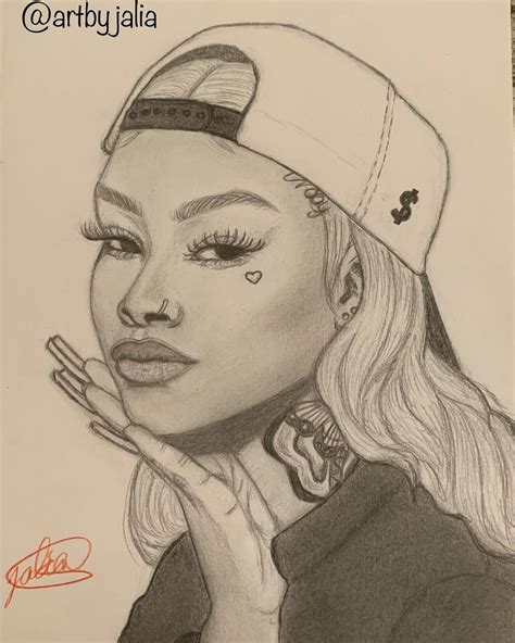 Jalia Camacho on Instagram: “My latest drawing 🏽 #art #artist #drawing #sketch #portrait # ...