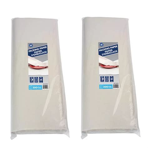 Pratt Retail Specialties 2 Pack Bulk Packing Paper 24" x 24" (200 ...