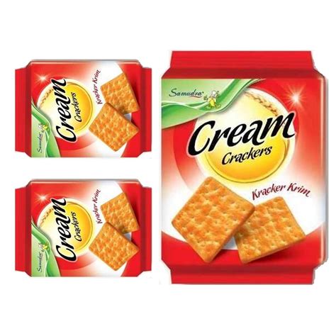 Samudra Cream Crackers Biscuit ( 300 Grams X 3 ) : Amazon.in: Grocery ...