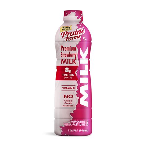 Premium Strawberry Milk, UHT - Prairie Farms Dairy, Inc.