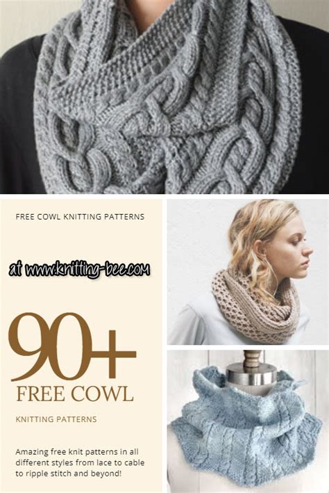 90+ Free Cowl Knitting Patterns You'll Love to Knit Up! (140 free knitting patterns)