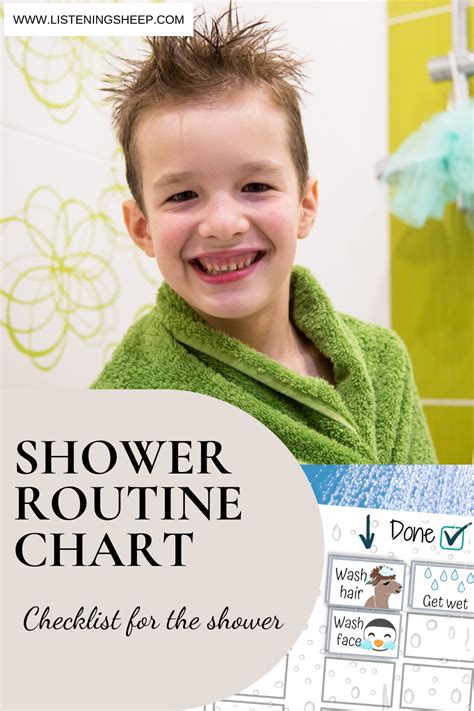 This shower checklist will help your kids become more independent. Life Skills Kids, Routine ...